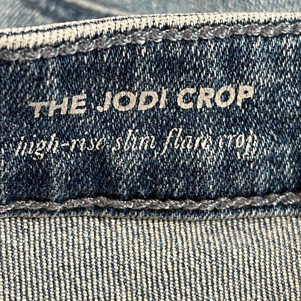AG Adriano Goldschmied The Jodi Crop High Rise Denim  Jeans Size 24R - Picture 8 of 9